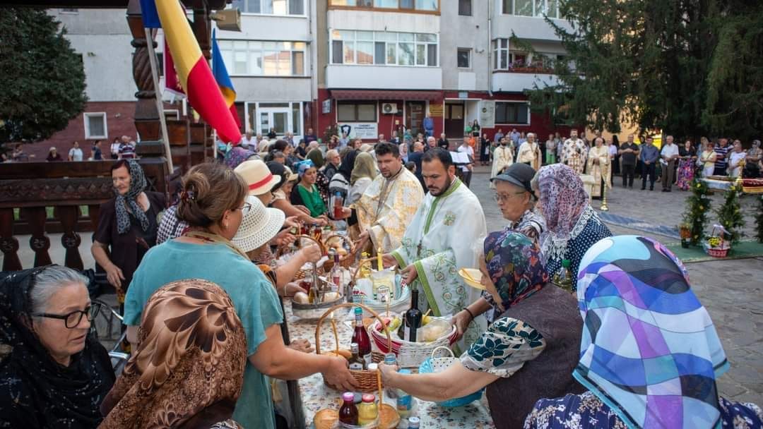 Binecuvântarea coșurilor la praznicul hramului